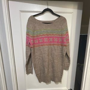 American Eagle Colorful Sweater Dress